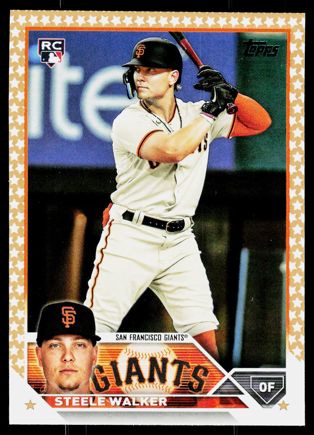 2023 Topps Gold Star Steele Walker #264 San Francisco Giants
