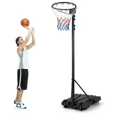 Basketball Hoop Goal Outdoor Portable Basketball Court Indoor 10ft Height Adjust
