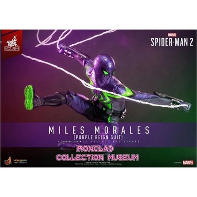 IN STOCK Hot Toys VGM68 Marvel's Spider-Man 2 MILES MORALES PURPLE REGIN SUIT