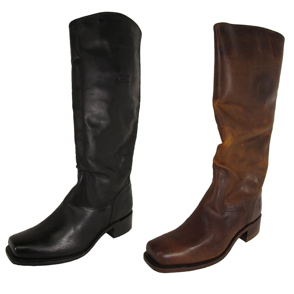 Frye Bottes D’Équitation Cavalry 150e Anniversaire Femme Noir Rust - Photo 1/1