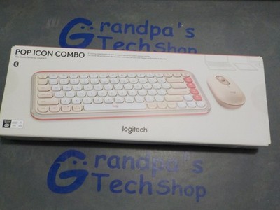 New Logitech POP ICON Combo, Bluetooth Keyboard and Mouse Combo