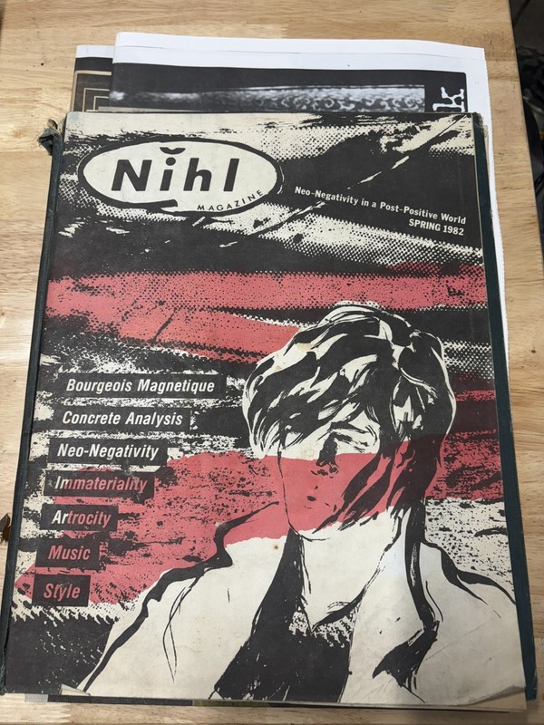Nihl Magazine No1 Vol. 1 Spring 1982 Neo-Negativity Avant Gard Stanford