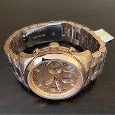NEW Michael Kors Runway Chronograph Watch 38mm Rose Gold - 100M Water Resistant