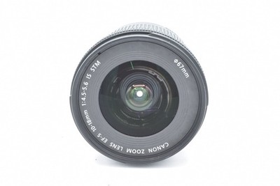 Canon EF-S 10-18mm f/4.5-5.6 IS STM Autofocus APS-C Lens {67}