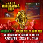 Borderlands 4✨ MODDED LEVEL 1 ONE GOLDEN SKILLS AMON CLASS MOD BL4 ✅PC-PS-XBOX✨