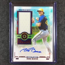 2025 Boys of Summer MIKE BOEVE Prospect Material Signatures Auto Red 69/75