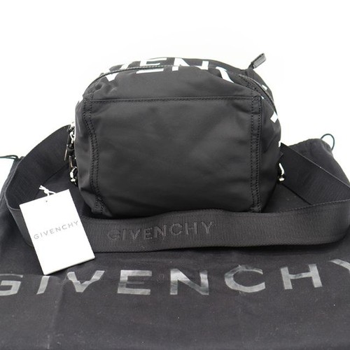 GIVENCHY Bag: BK50CRK1VF Black White Nylon W20H16D11cm w/dust bag;