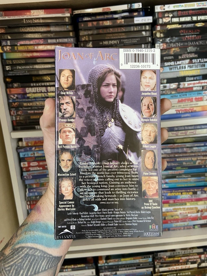 Joan of Arc VHS Tape Sealed New Old Stock 1999 Sorcery Video W Watermarks HTF - Image 2 of 4