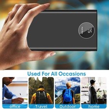 900000MAH Portable Power Bank LCD LED 2 USB Battery Charger For Mobile Phone