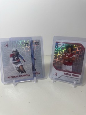 LOT OF 8 - 2025 Onit Michael Carroll Numbered Cards And Inserts Alabama Football