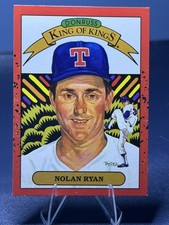 1990 Donruss - Nolan Ryan #665 King of Kings Front & Back