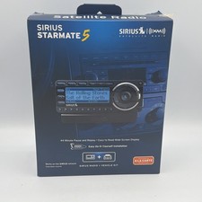 Sirius Starmate 5 Satellite Radio, Car Kit, Cables, Remote, Antenna, New In Box
