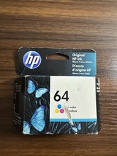 HP 64 Original Tri-Color Ink Cartridge New Sealed Expired 11/2022