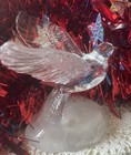 Vintage Brutal d’arques “ Bird In Flight”24% Lead Crystal Figurine On A Frosted — photo 3
