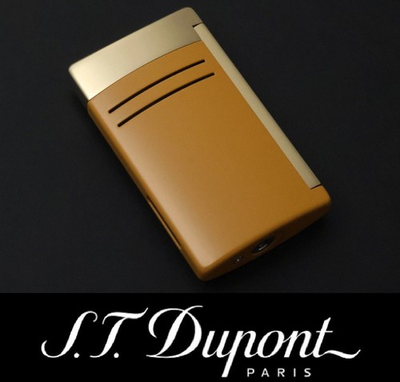 #ad S.T. Dupont Maxi Jet Turbo Lighter Yellow Used Model 020175 $273.55