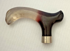 Vintage Derby Cane Head Umbrella Handle Lucite Acrylic