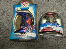 Set of 2 Naki PlayStation 1 & 2 Wireless Superman Controller Micro Brand New