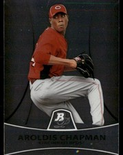 2010 Bowman Platinum #PP10 Aroldis Chapman Prospects
