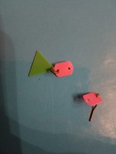 Ohrringe Barbie Swirly Cue #1822 60er defekt