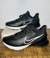 Nike Air Zoom Infinity Tour Golf Shoes Flyknit Black White CT0540-077 Size 9