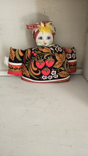 Russian Maiden Tea Cozy Multi Color Folk Cover Teapot cover