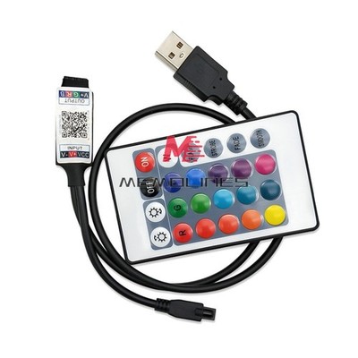 Remote control LED light bar mini   USB controller 24-key remote control *gi