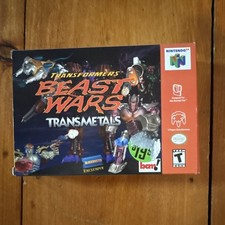 BAM! Transformers: Beast Wars Transmetals Nintendo 64 NTSC-U/C 2000 w/ Manual