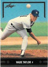 1991 Leaf Baseball Series 2  | Wade Taylor | Gold Rookie | BC16