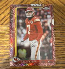 Topps chrome 2025 Harrison Butker Parallel #144 Kansas City Chiefs Football