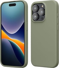 Kwmobile Iphone 16 Pro Max Case TPU Silicone Grey Green
