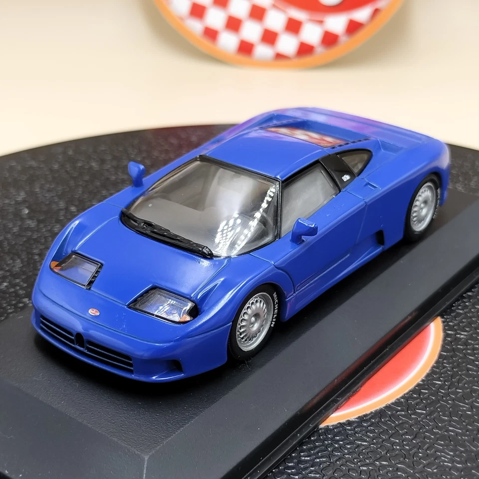 MINICHAMPS 1/43 Bugatti EB 110 blue 430102110 diecast model car - Image 2 of 4