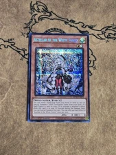 Yugioh Astellar of the White Forest MP25-EN079 1st Ed Prismatic Secret Rare NM 