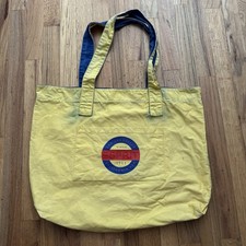 Vintage 90s ESPRIT Large Yellow Tote Bag Rare...