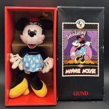 Disney Gund Minnie Mouse Plush Toy Mickey  Co Antique Style 7211