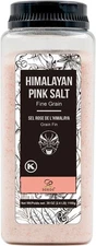 Soeos Himalayan Pink Salt, Fine Grain, 38.8oz (2.4 LB), Pink Salt, Kosher Salt