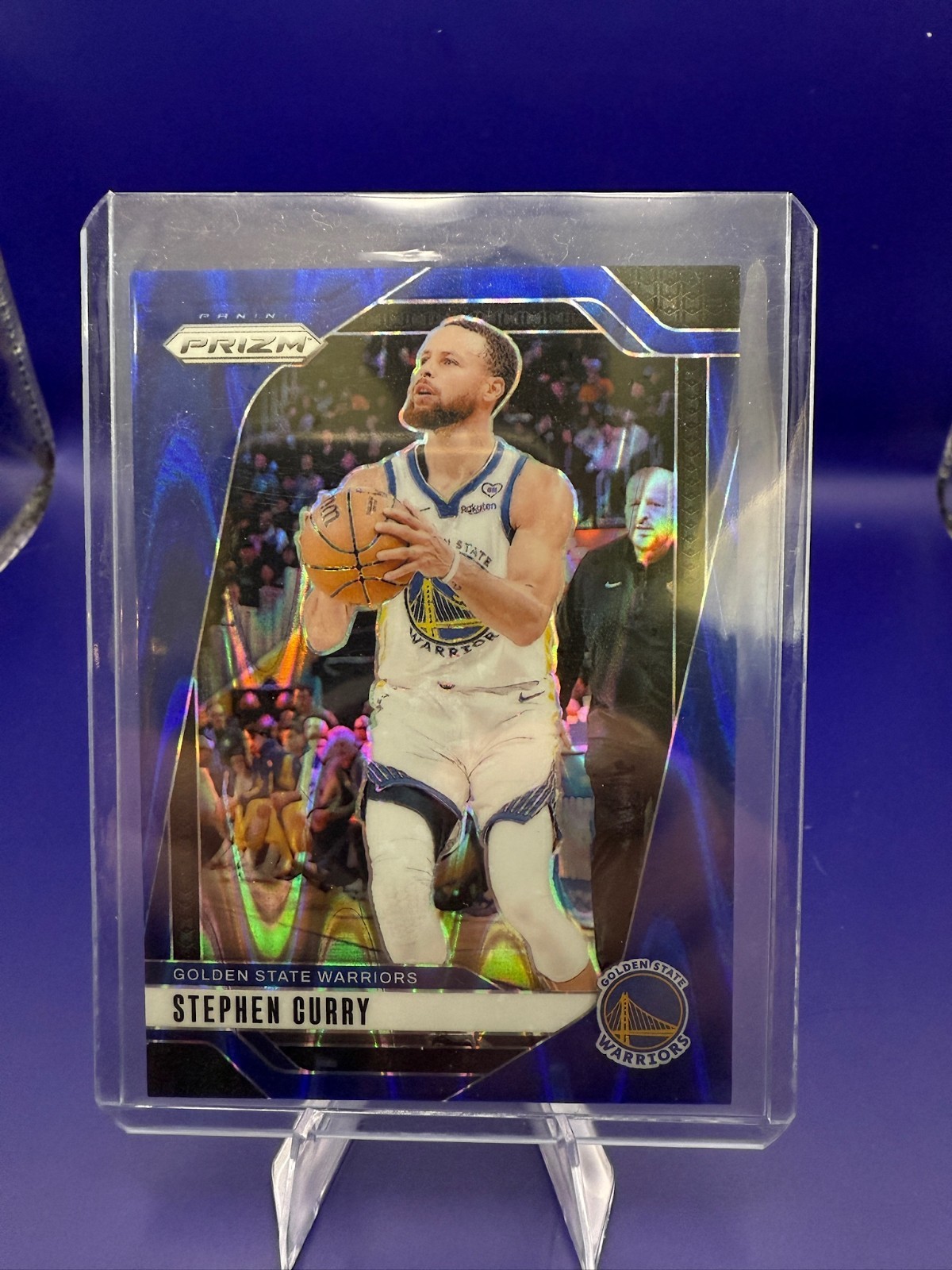 2024-25 Panini Prizm - Stephen Curry #134 Blue Prizm /199