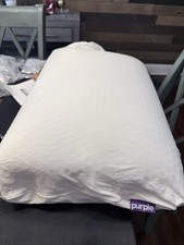 Purple Harmony Pillow Hex Grid Standard Tall USED