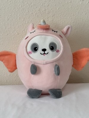 Aixini 8 Inch Pandacorn Plush Panda In Pink Unicorn Costume Soft Clean