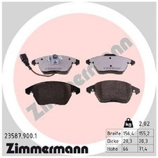 Satz Bremsbeläge Bremsklötze vorne für Skoda Rapid NH3 NH1 Superb 2 id85682