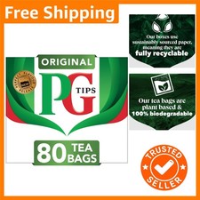 80 Organic Black Tea Bags - Perfect Flavor Release, Eco-Friendly & Gluten-Free 0.05 per strip