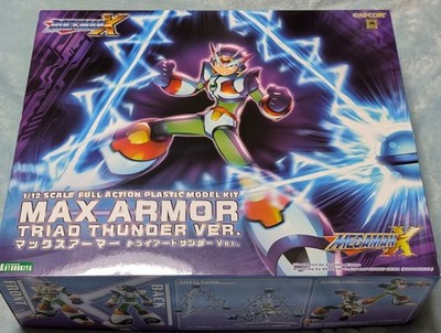 Mega Man X Rocket Man X MAX Armor Triad Thunder Version Plastic Model Kit New 