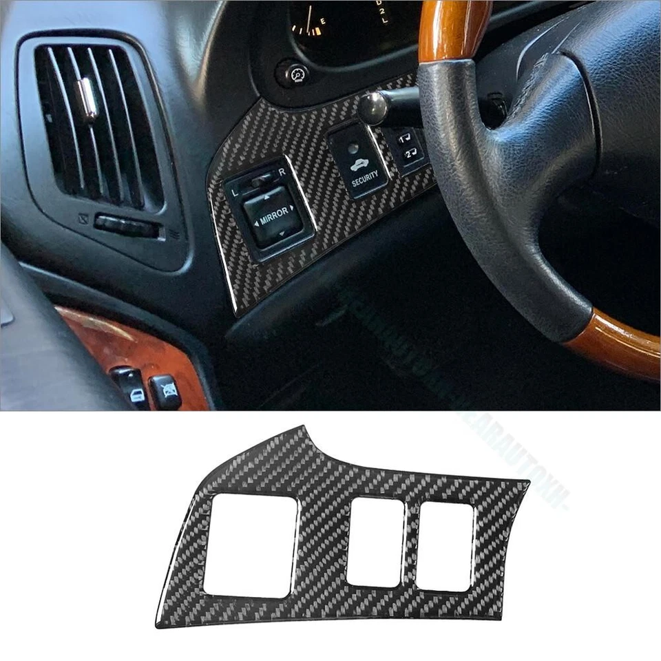 For Lexus RX300 1988-2003 Carbon Fiber Full Interior Kit Cover Trim 20PCS - Imagem 4 de 4