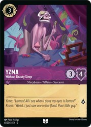 Yzma - Without Beauty Sleep 61/204 Rise of the Floodborn Cold Foil Uncommon Disney Lorcana