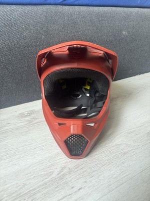 FOX Rampage MIPS Fullface Helm Rot Größe S MTB Downhill BMX