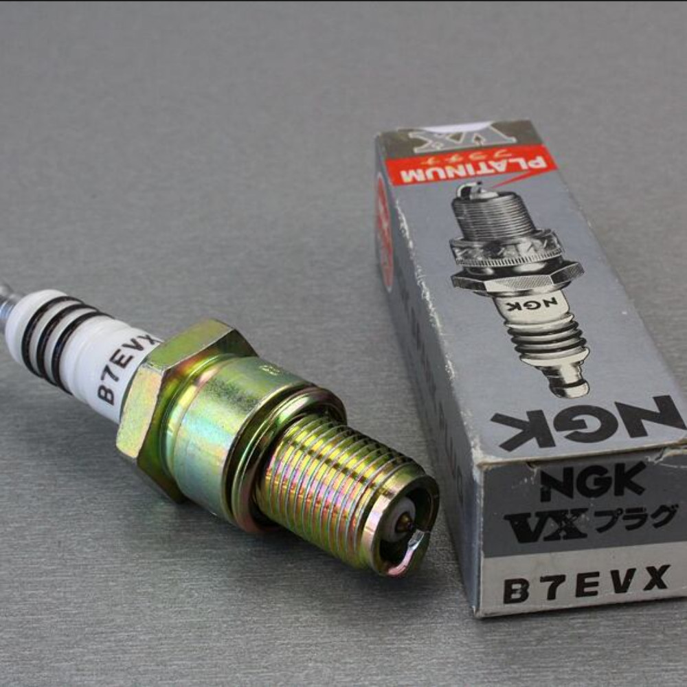 NGK B7EVX 6934 Platinum VX Spark Plugs QTY-3 for Vintage Motorcycles Snowmobiles