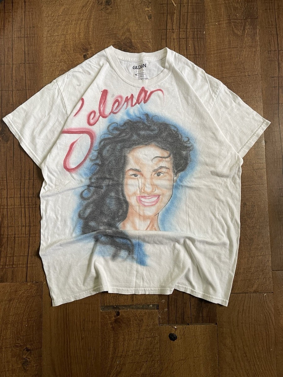 Vintage 90s Selena Forever Memorial T Shirt Single Stitch Adult 