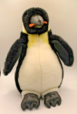 Rare FAO Schwarz Emperor Penquin Plush 9.5  Realistic Stuffed Animal
