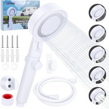RV Shower Head with Hose and On Off Switch Camper Water Saving and High Pressure