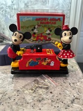 Schylling Disney Mickey Mouse Handcar Wind Up Toy - NEW