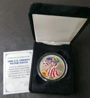 2000 $1 American Silver Eagle Dollar Colorized